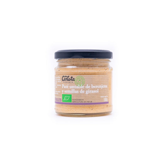 Paté Untable De Berenjena Y Girasol 180g_0