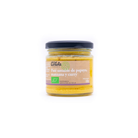 Paté Untable De Papaya, Manzana Y Curry 180g_0