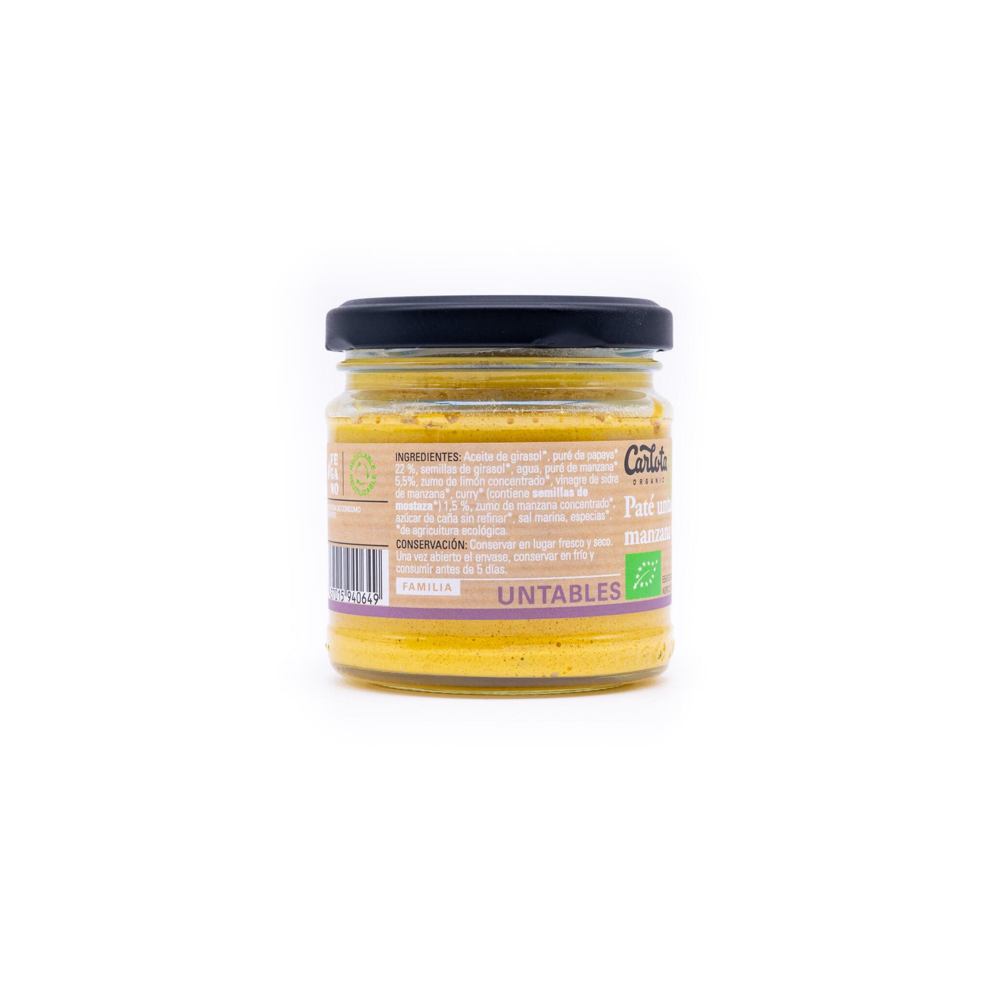 Paté Untable De Papaya, Manzana Y Curry 180g_image_2