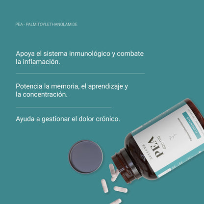 Pea palmitoiletanolamida 400mg – antiinflamatorio natural, dolor crónico y apoyo nervioso (90 cápsulas)_1