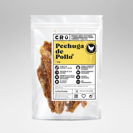 Pechuga De Pollo Deshidratada - Snack 100% Natural_0
