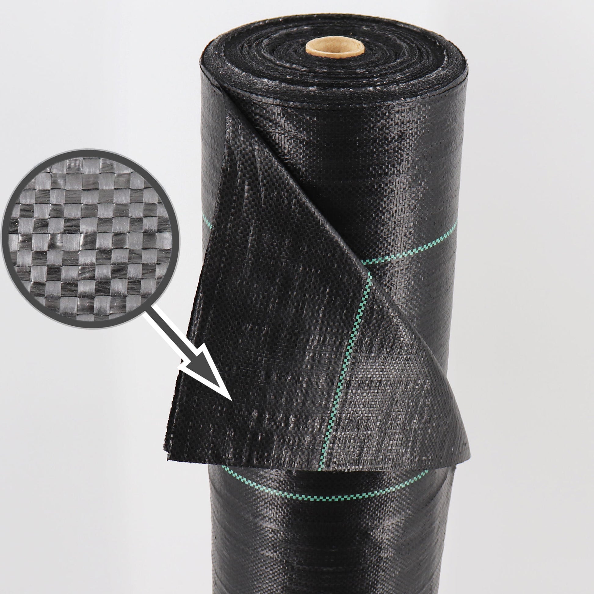 Película De Mantillo Para Malas Hierbas De Tejido Molido De 24 M², 100 G, 2 M De Ancho_3
