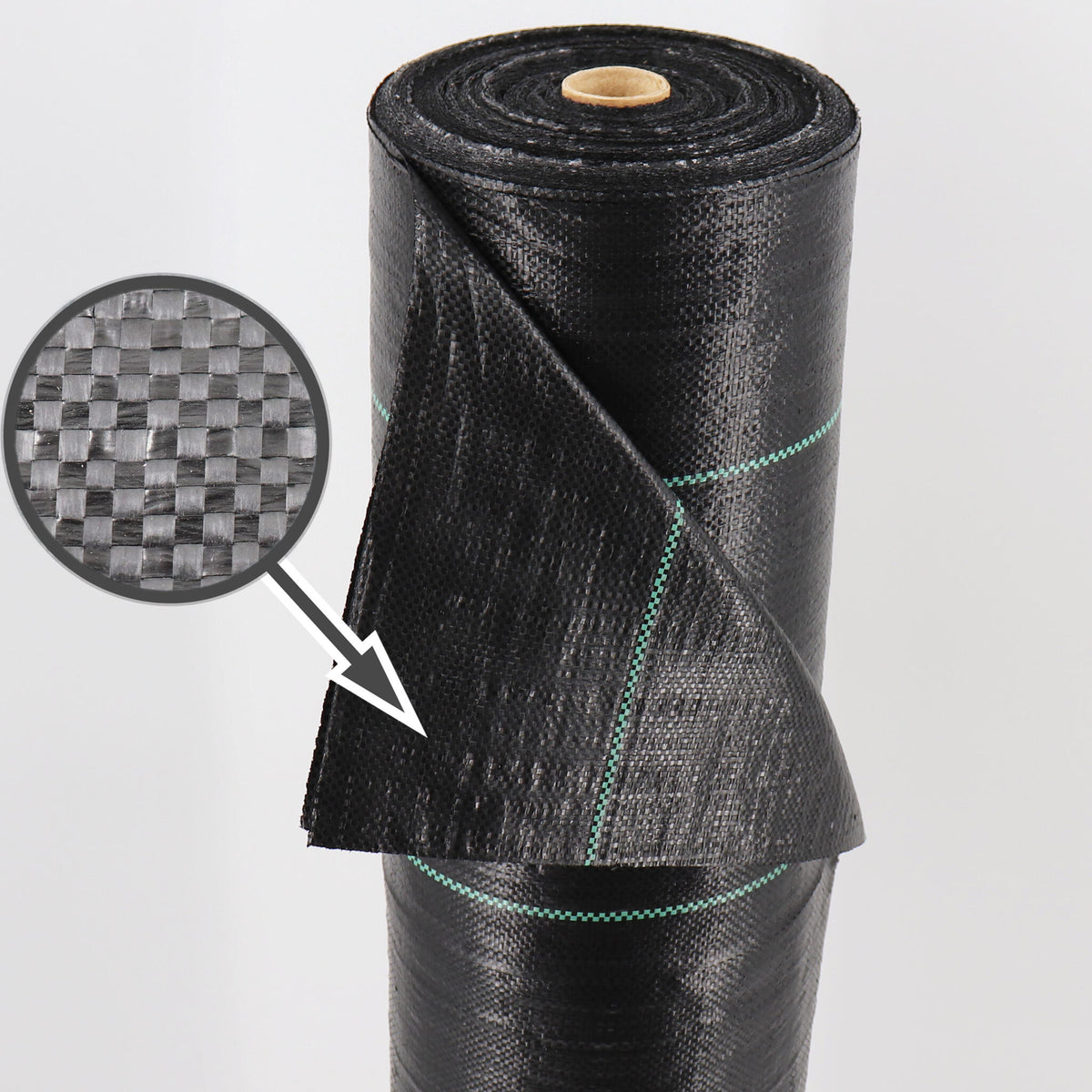 Película De Mantillo Para Malas Hierbas De Tejido Molido De 24 M², 100 G, 2 M De Ancho_3