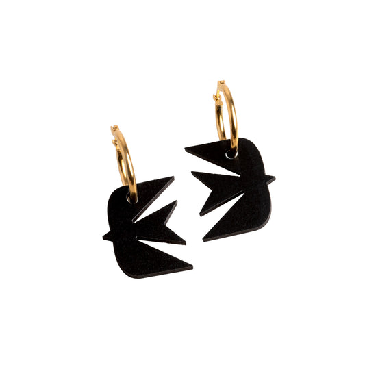 Pendientes Swallow De Madera | Joyería Artesanal, Ligera Y Elegante | Diseño Natural Y Original_0