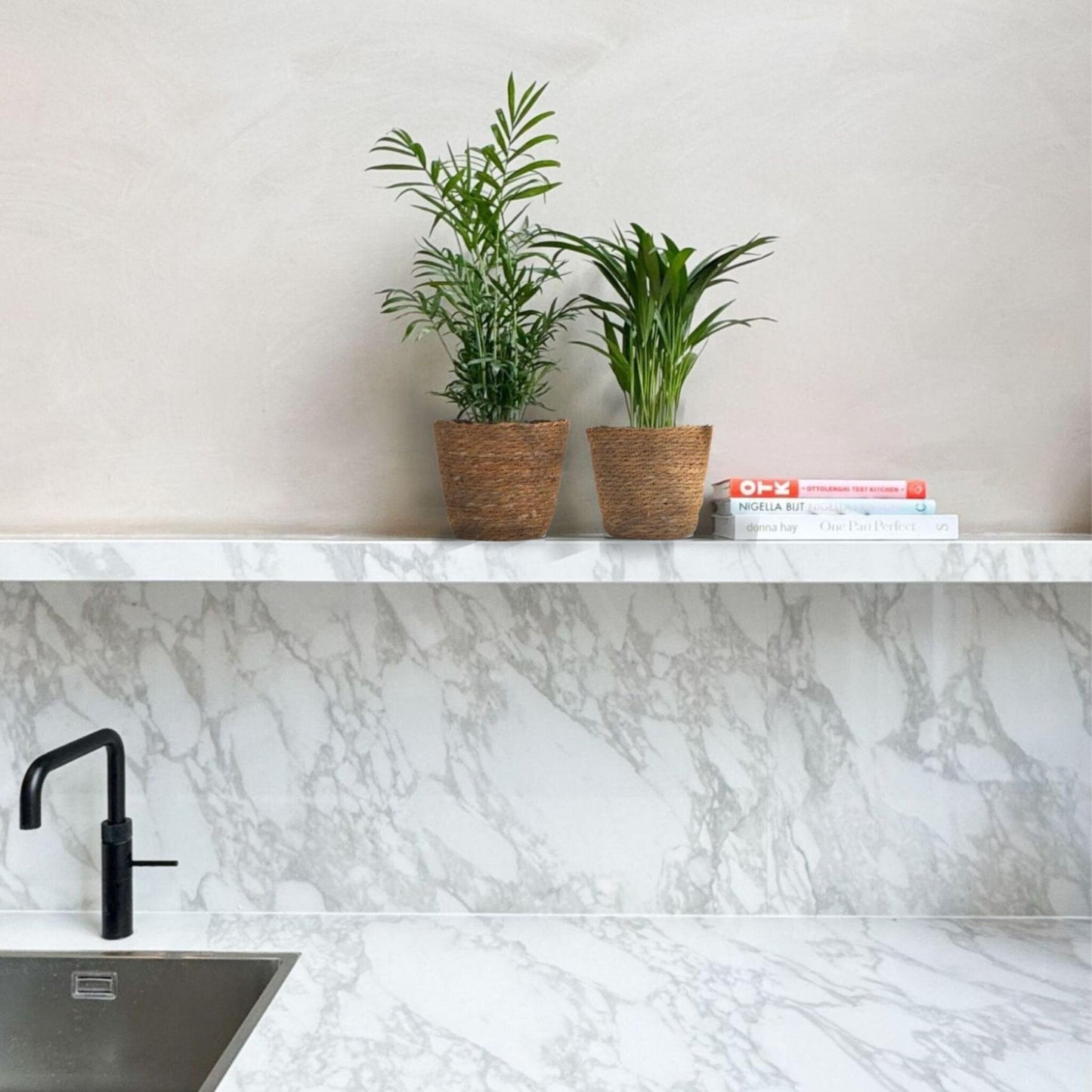 Pequeñas Dypsis Y Chamaedorea - Conjunto De 2 Con Cesta - Altura 25-40cm - ⌀12cm_4