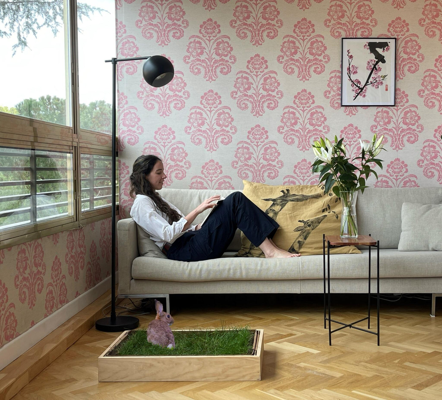 Petground, Cama Para Conejos, Caja De Madera, Accesorio, Mueble Xxl: 92 X 92 Cm_2