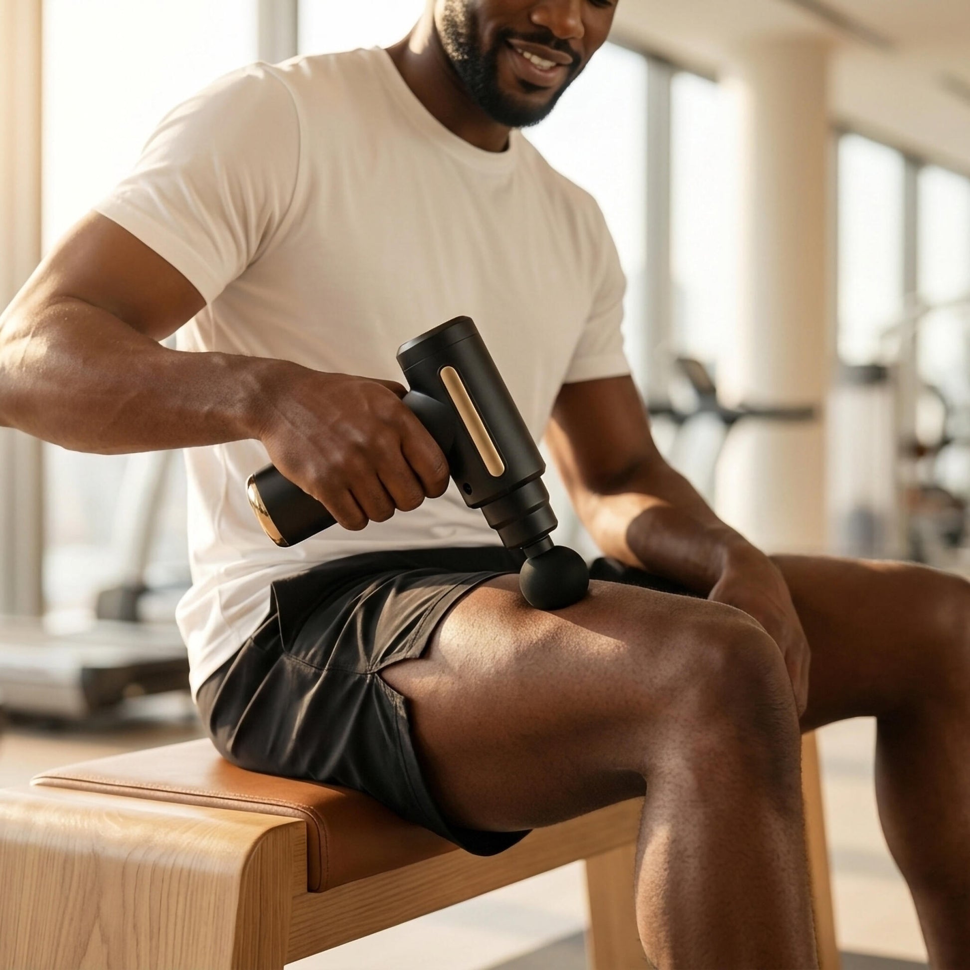 Pistola De Masaje De Percusión Compacta –terapia Miofascial, Masaje Muscular, Recuperación_1