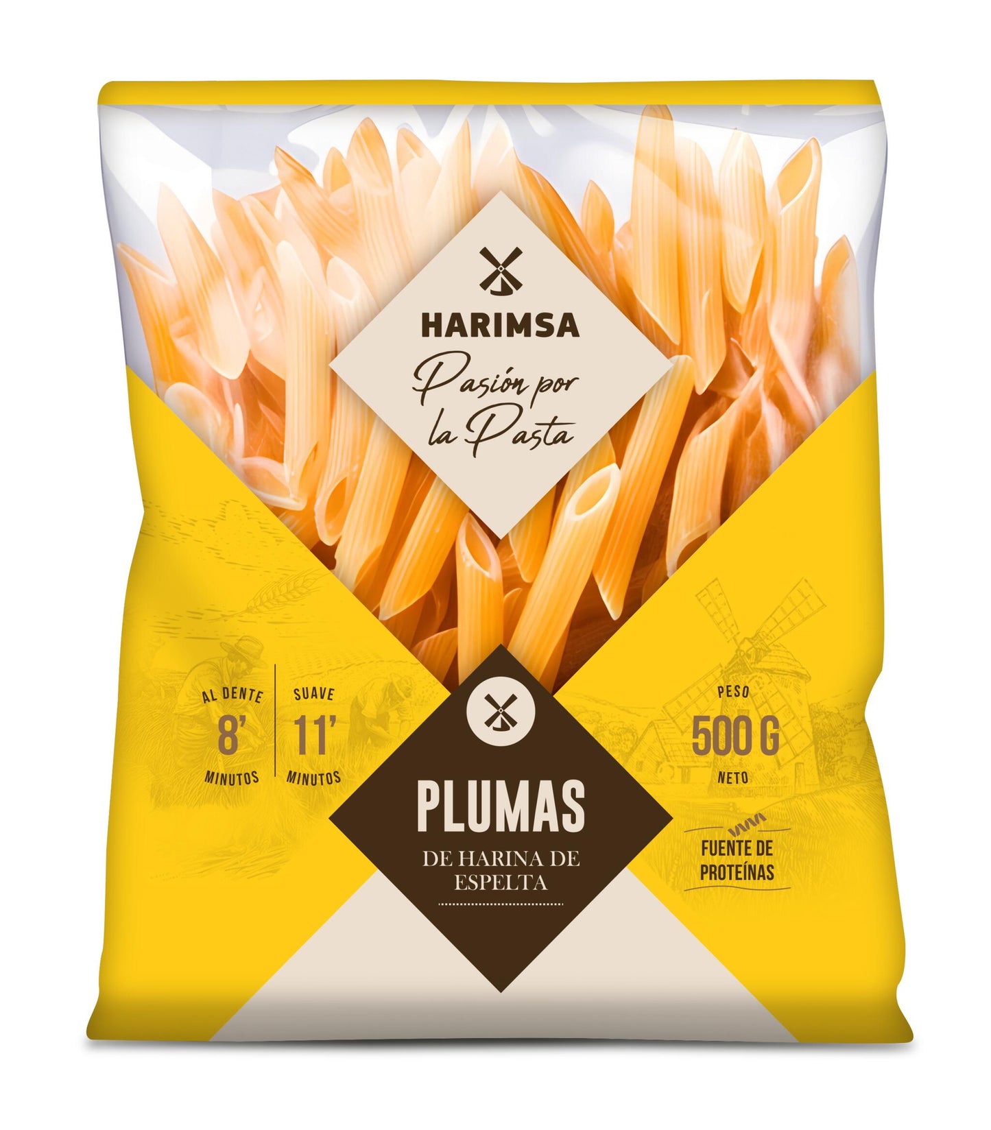 Plumas De Harina De Espelta. Fuente De Proteínas 500 G Harimsa_0