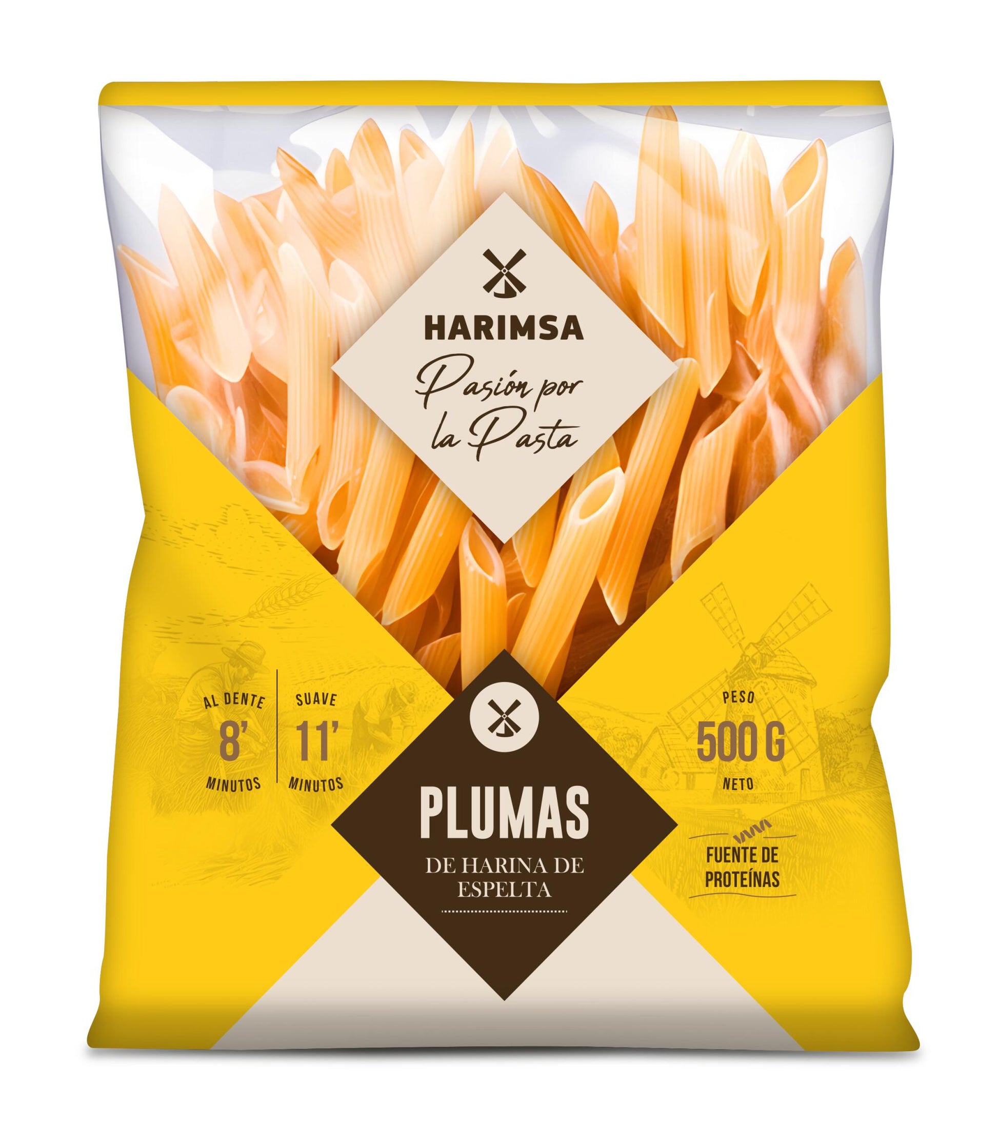 Plumas De Harina De Espelta. Fuente De Proteínas 500 G Harimsa_0