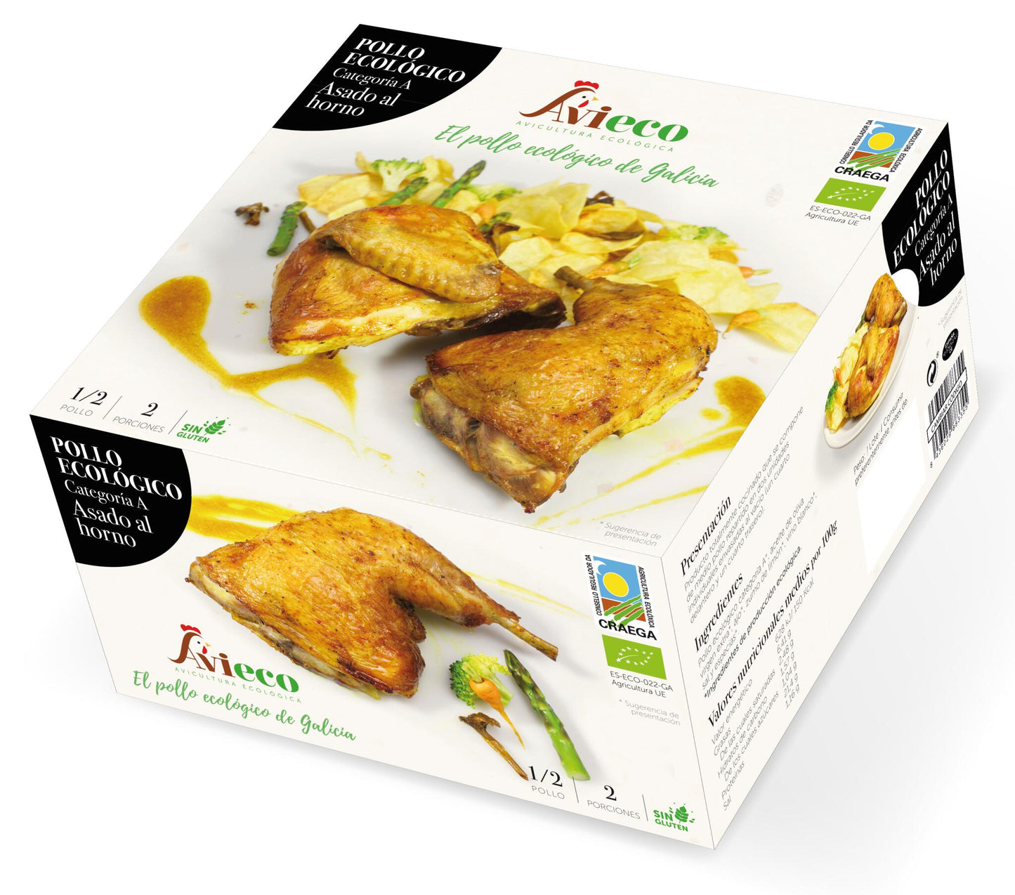 Pollo Ecológico Asado Al Horno 850 g aprox_0