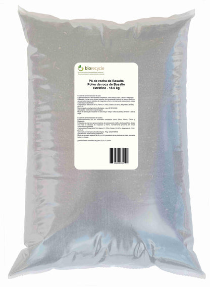 Polvo De Roca De Basalto Extrafino - 18.0 Kg_0