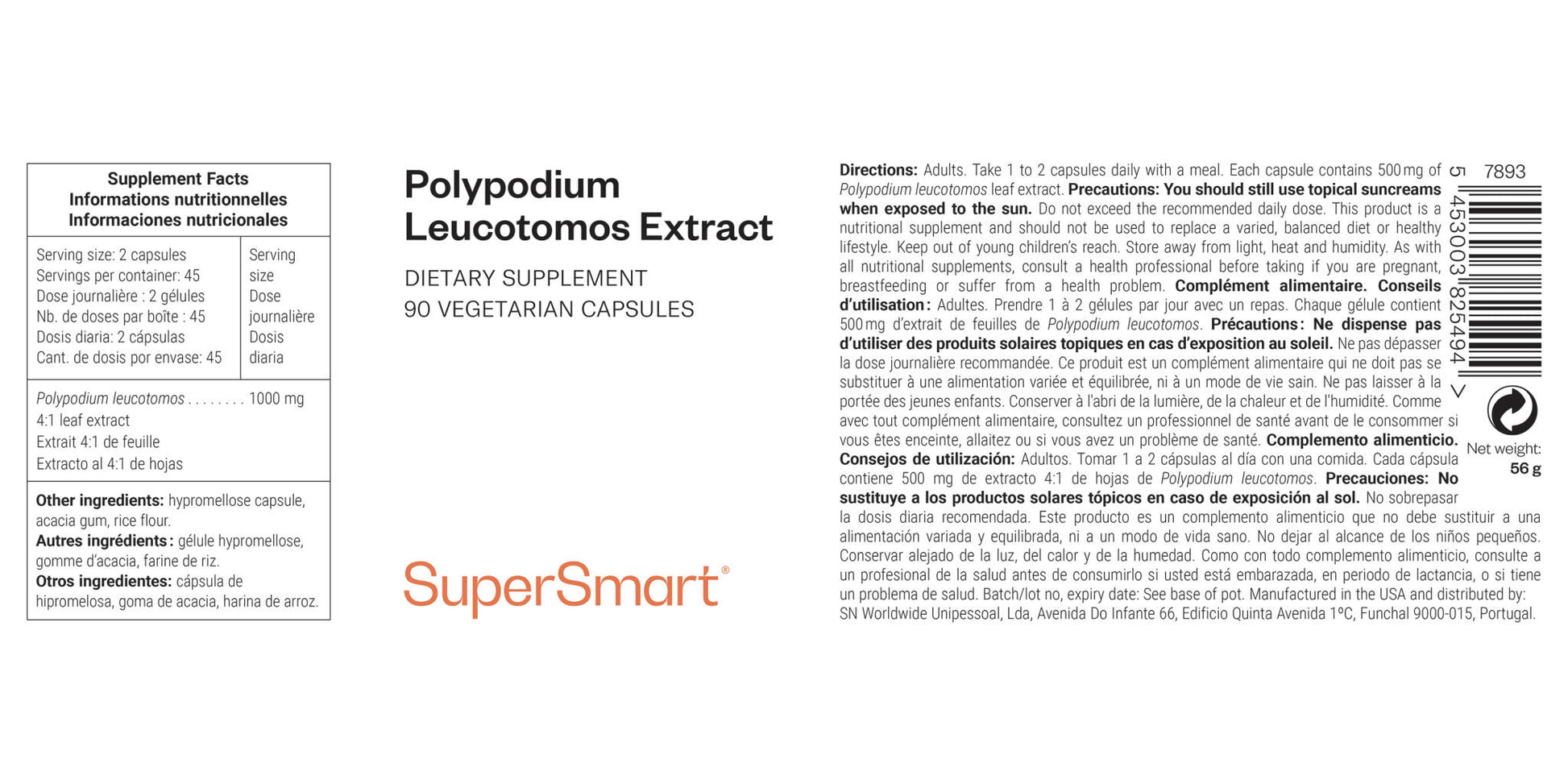 Polypodium Leucotomos_1