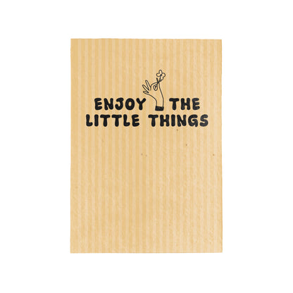 Postal Plantable Enjoy The Little Things Con Semillas De Manzanilla – Papel Reciclado - Resetea_0