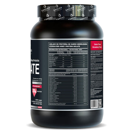 Proteína Whey Sabor Fresa - Sascha Fitness España_1