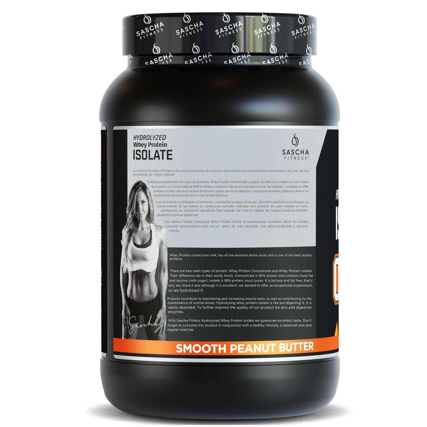 Proteína Whey Sabor Mantequilla De Cacahuete - Sascha Fitness España_2