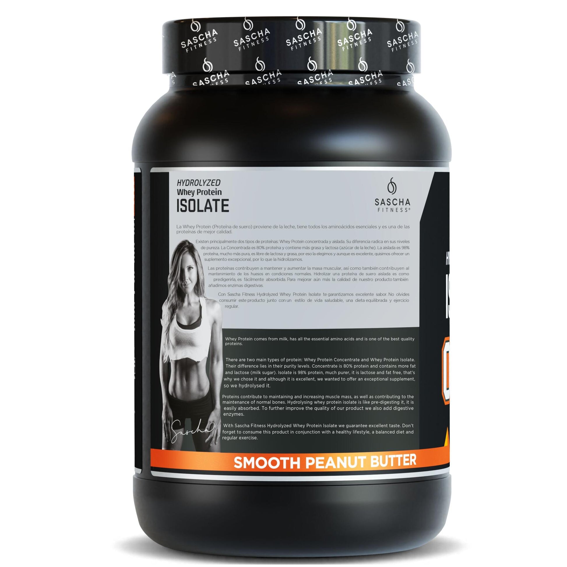 Proteína Whey Sabor Mantequilla De Cacahuete - Sascha Fitness España_2