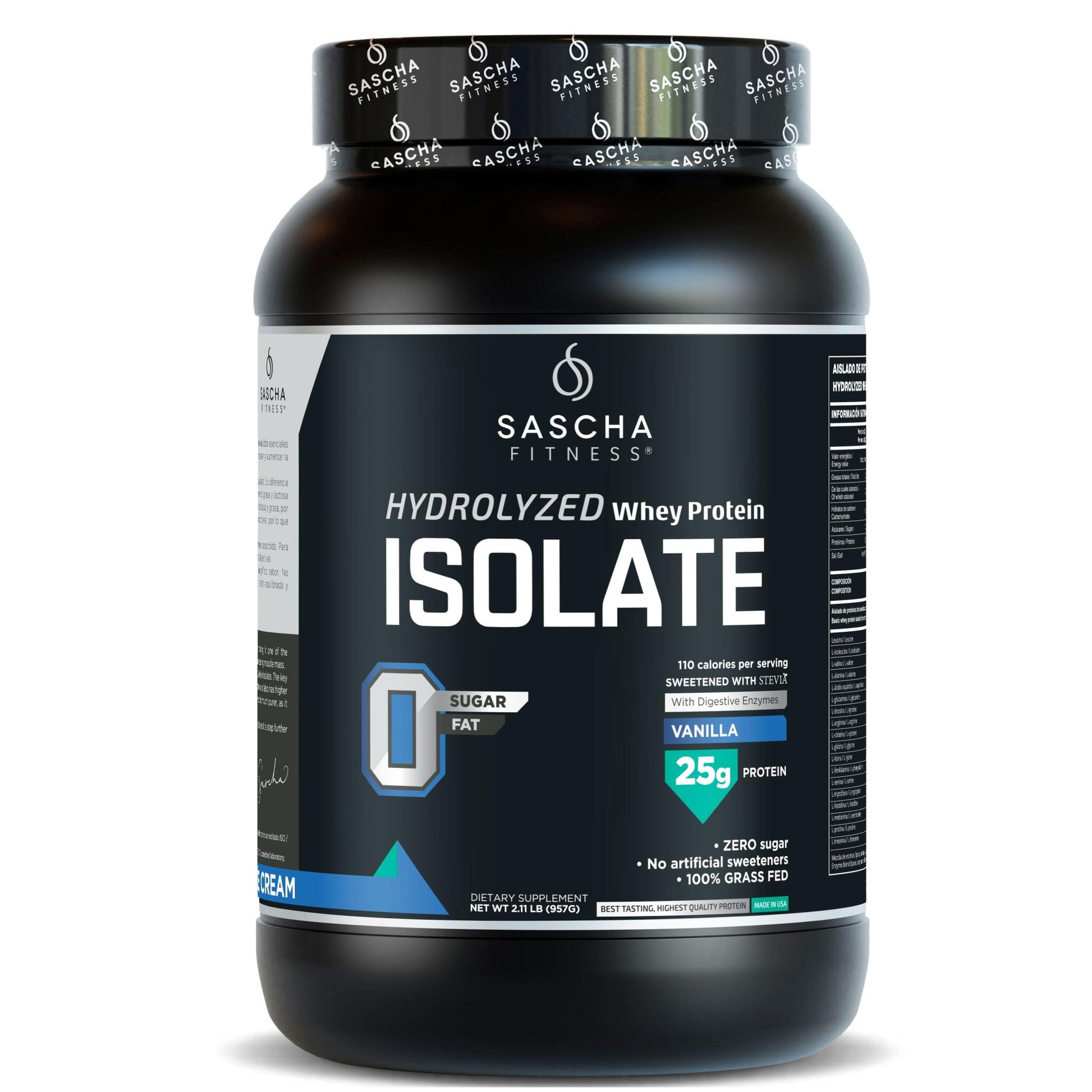 Proteína Whey Sabor Vainilla - Sascha Fitness España_0