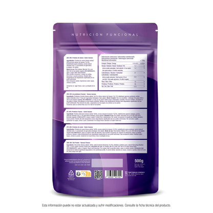 Proteína de avena sabor banana eco Energy Feelings 500 g XL Pack