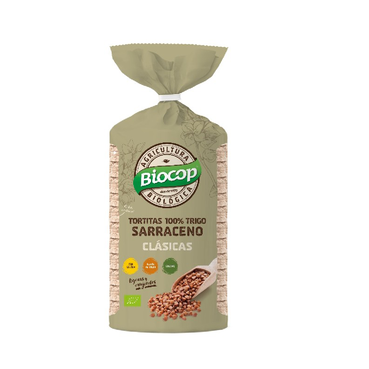 Tortitas 100% Trigo Sarraceno Biocop 100 g
