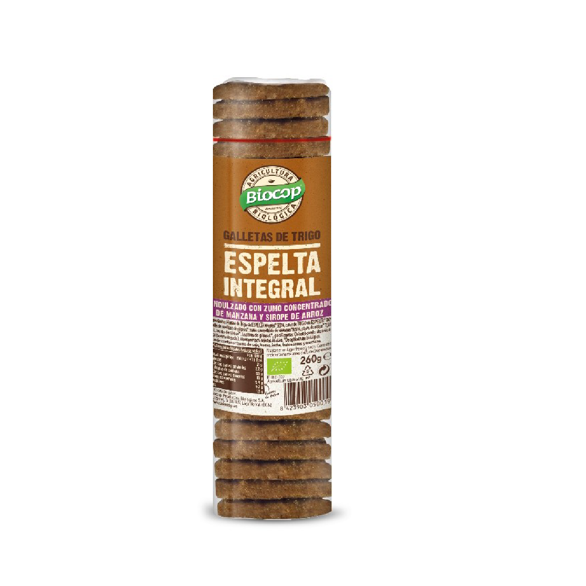 Galletas de Espelta Integral Biocop 250 g