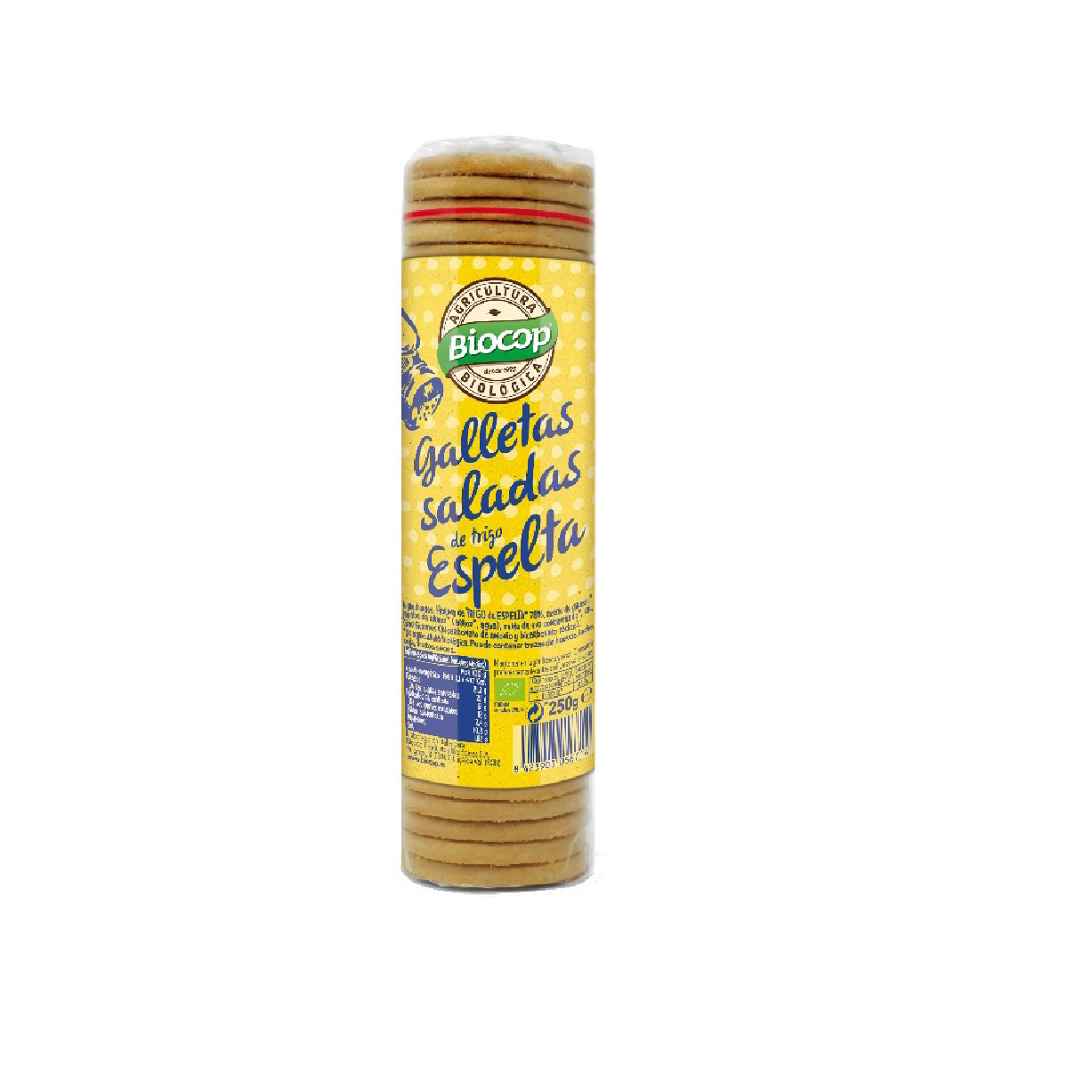 Galletas Saladas de Trigo Espelta BIO Biocop 250 g