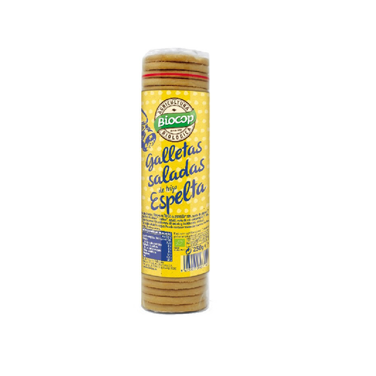 Galletas Saladas de Trigo Espelta BIO Biocop 250 g