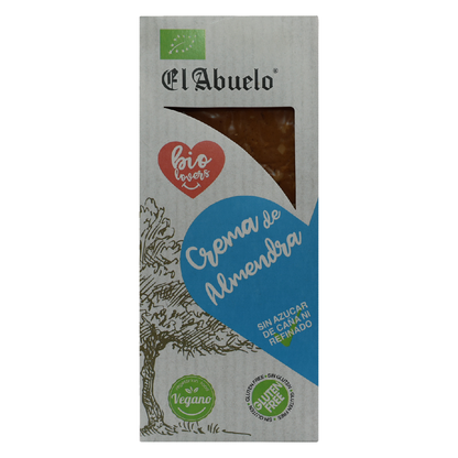 Turrón Blando Vegano de Crema de Almendras ECO sin gluten El Abuelo 200 g