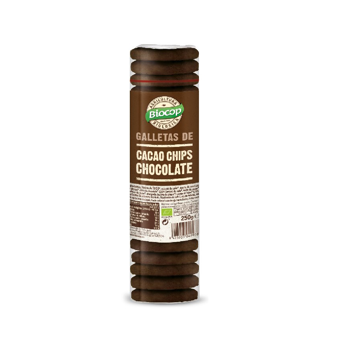 Galletas de Cacao con Chips de Chocolate Bio Biocop 250 g