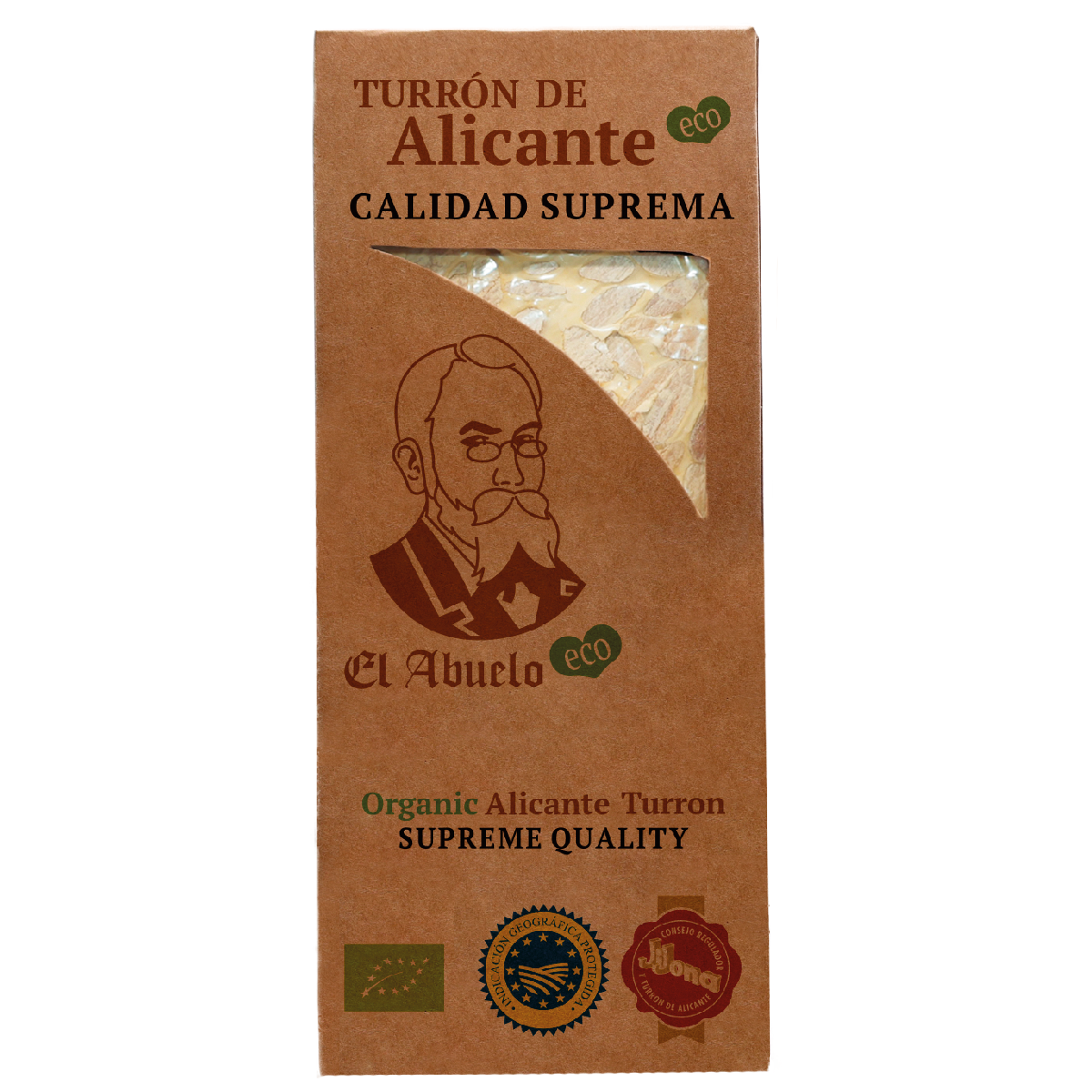 Turrón de Alicante ECO El Abuelo 200 g