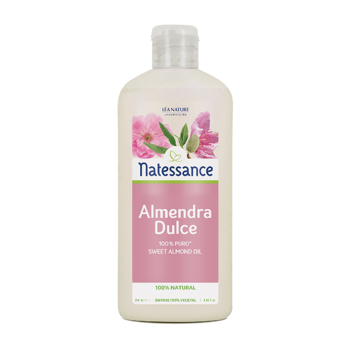 Aceite de Almendras Dulces 100% puro Natessance 250 ml