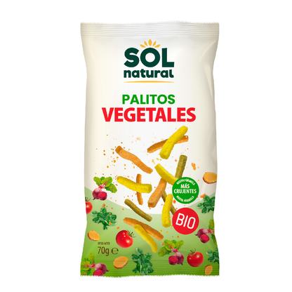 Palitos Vegetales BIO Sol Natural 70g