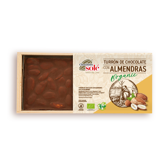 Turrón de Almendras Eco Solé, 200g