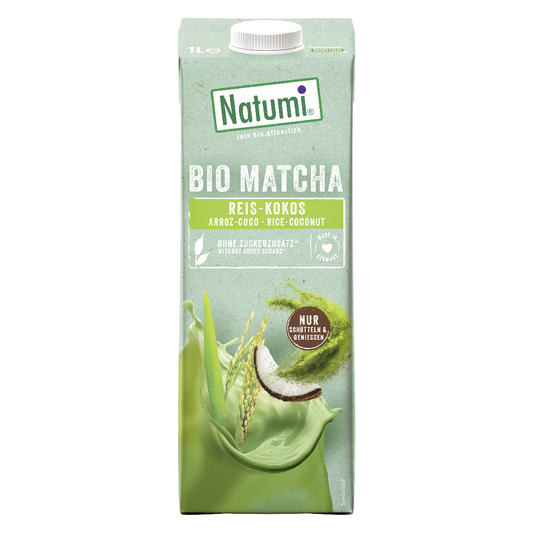 Bebida de Arroz con Matcha y Coco BIO Natumi 1 L