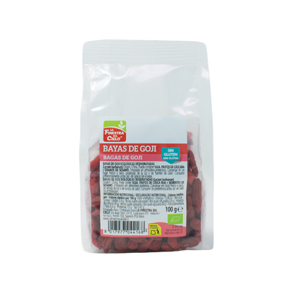 Bayas de Goji BIO sin gluten La Finestra Sul Cielo 100 g
