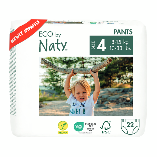 Bragapañal Nº 4 Naty 8-15 kg, 22 ud