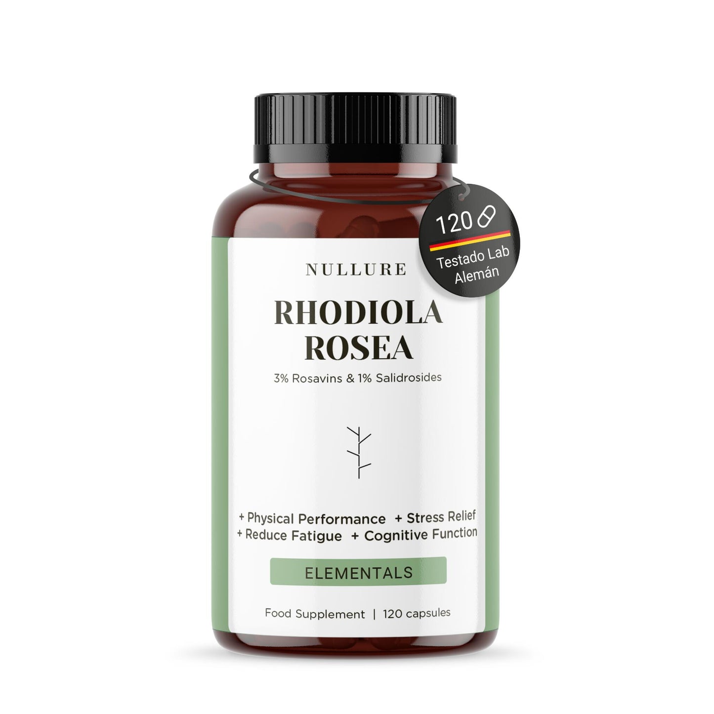 Rhodiola rosea 200mg – estrés, estado de ánimo, energía y reducción del cansancio (120 cápsulas)_0