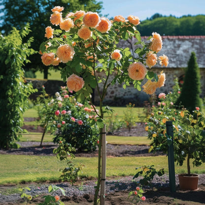 Rosa De Tallo - 2 Pzs - Rosa Palace 'catherine' - Altura 80-100cm - ⌀19cm_1
