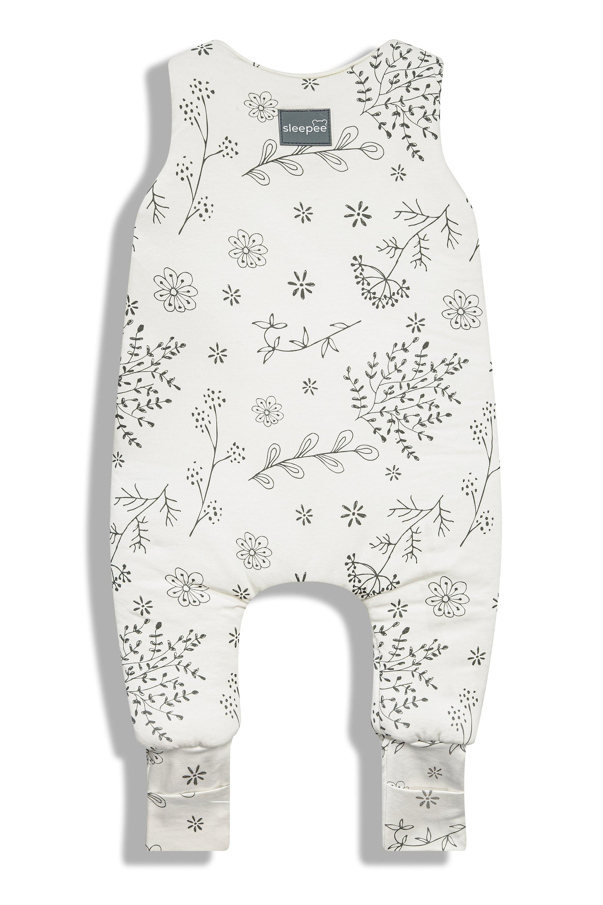 Saco De Dormir Con Pies Reversible T-xs Jersey Algodón Dots-bloom_2