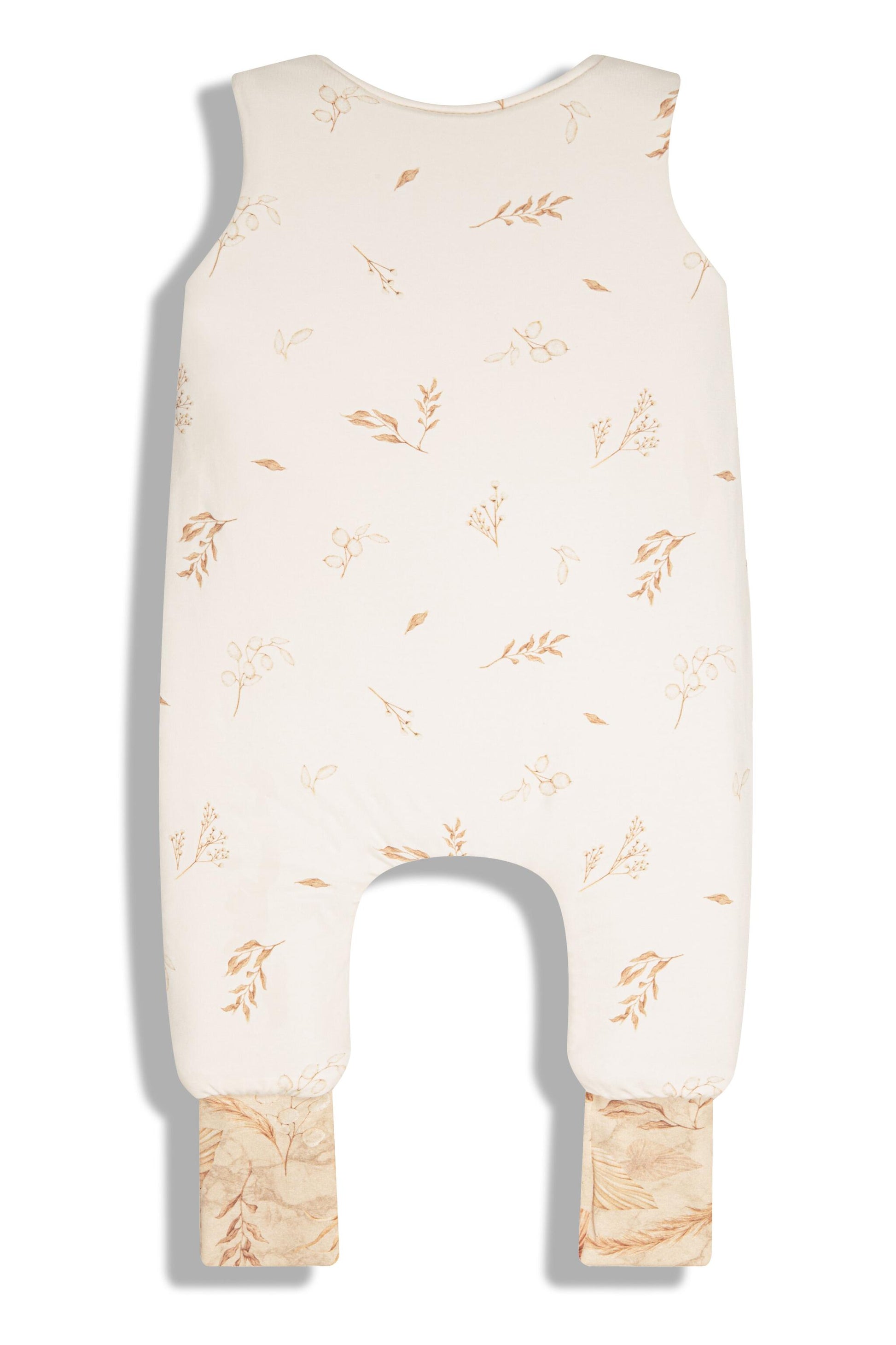 Saco De Dormir Con Pies Reversible T-xs Jersey Algodón Sand-botanic_4