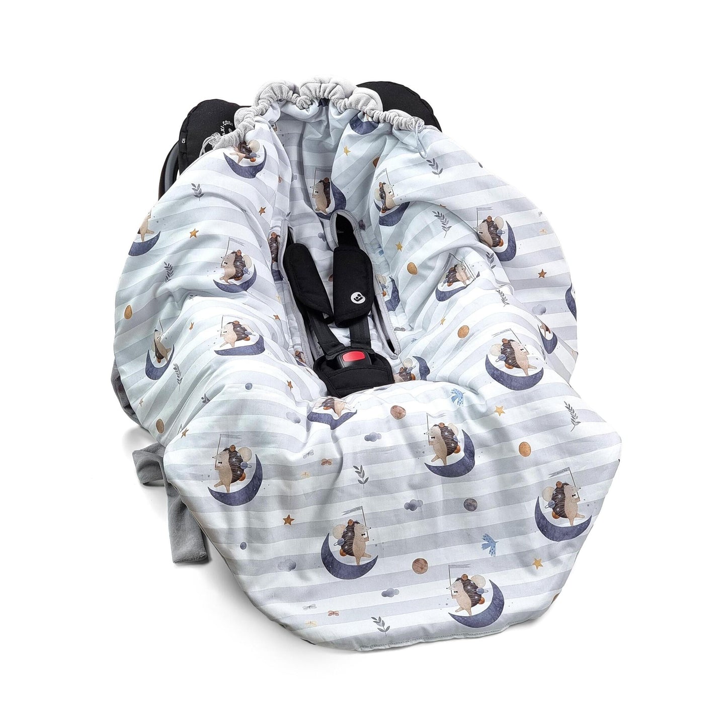 Saco Portabebé Inivero Algodón-velour Unviersal Retro Flower_5