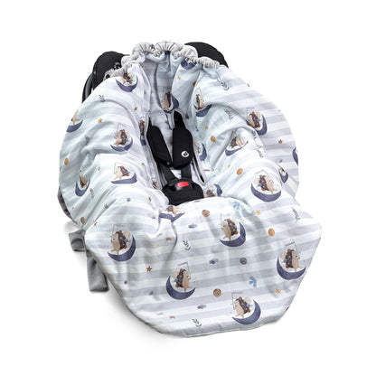 Saco Portabebé Inivero Algodón-velour Unviersal Retro Flower_5