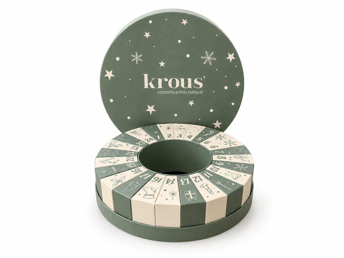 Calendario de Adviento Krous 2026 + bolsa 24 casillas