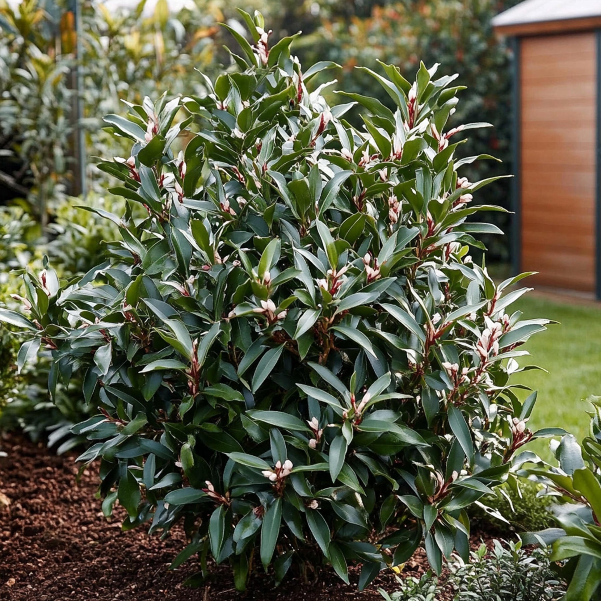 Sarcocoque - 4 Pzs - Sarcococca 'confusa' - Altura 30-40cm - ⌀17cm_4