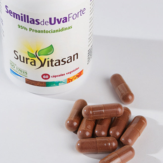 Semilla de Uva Forte 60 cápsulas Sura Vitasan