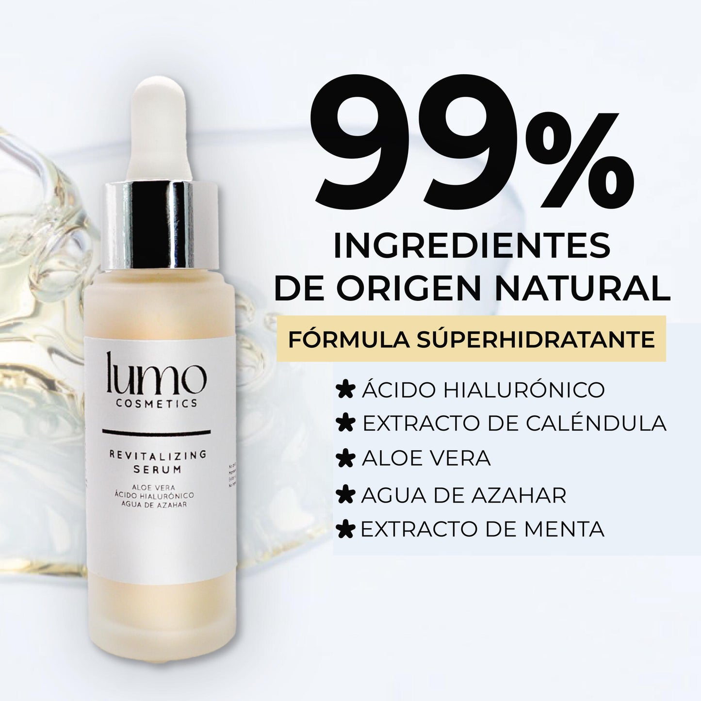 Sérum Ácido Hialurónico 30 ml | Hidratante Facial Natural con Aloe Vera y Agua de Azahar_1