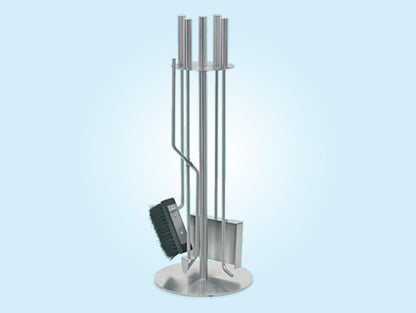 Set De Herramientas De Acero Inoxidable Para Chimenea. 4 Piezas Fpa2 Purline_3