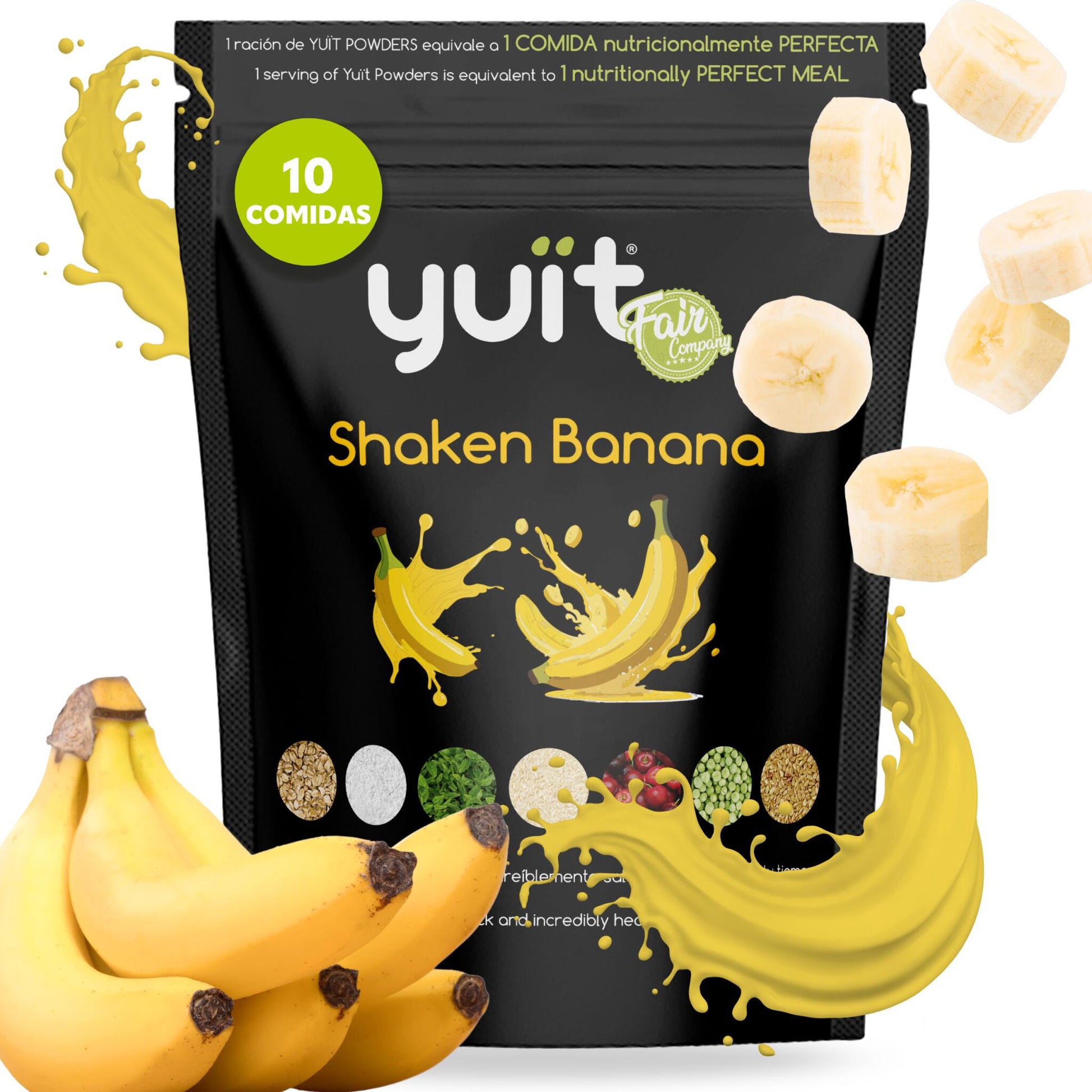 Shaken Banana · Comida completa en polvo: Nutrición equilibrada en segundos. Mezcla, bebe y sigue con tu día._0