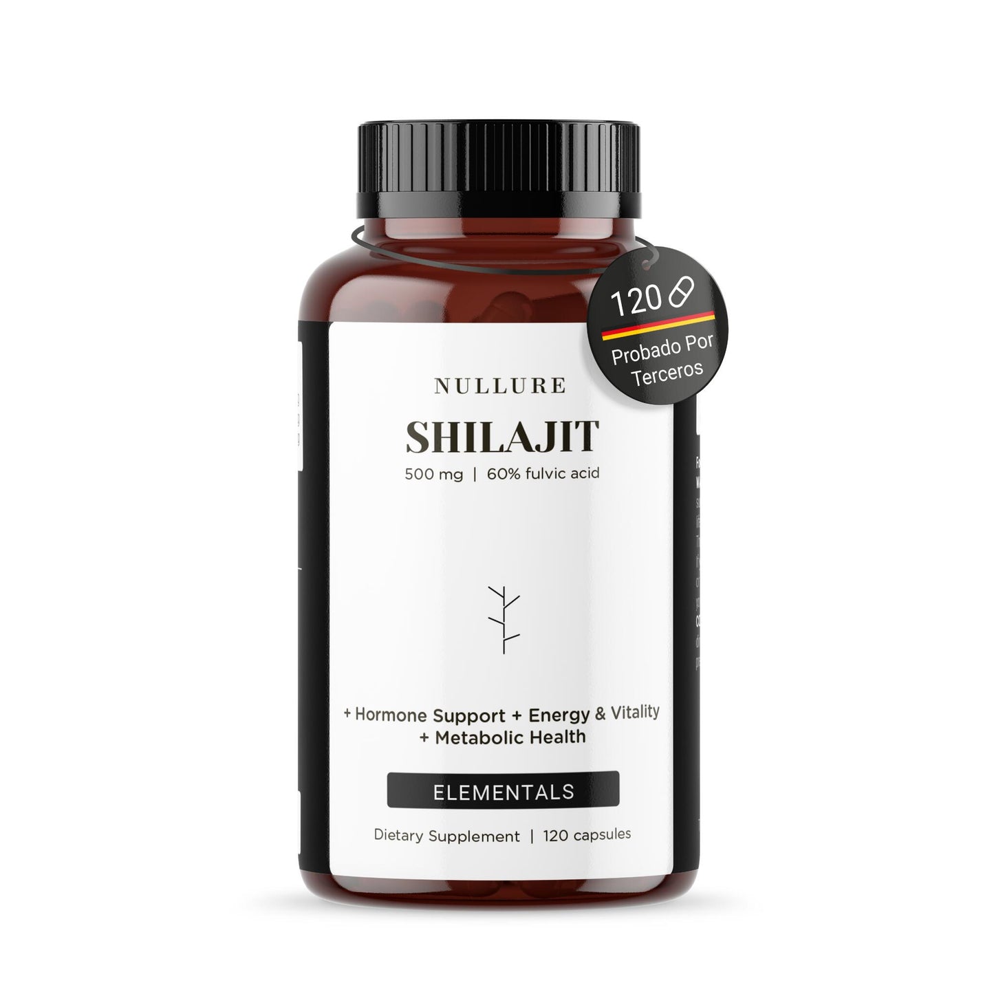 Shilajit puro del himalaya – 60% ácido fúlvico, recuperación, energía y antiinflamatorio (120 cápsulas)_0