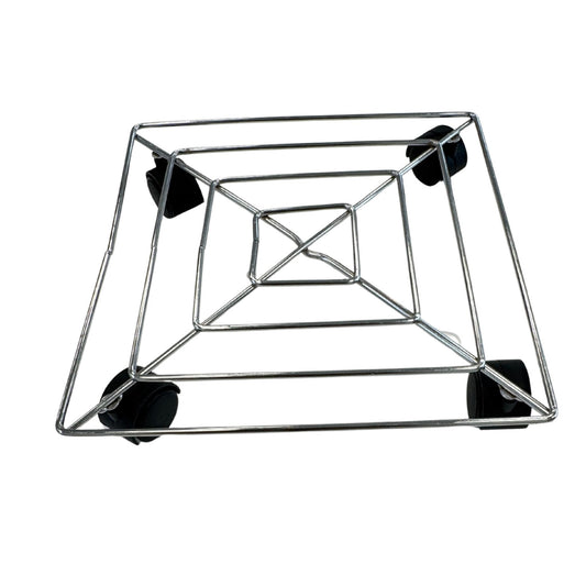 Soporte Con Ruedas Para Plantas 30cm Diámetro – Acero Resistente_0