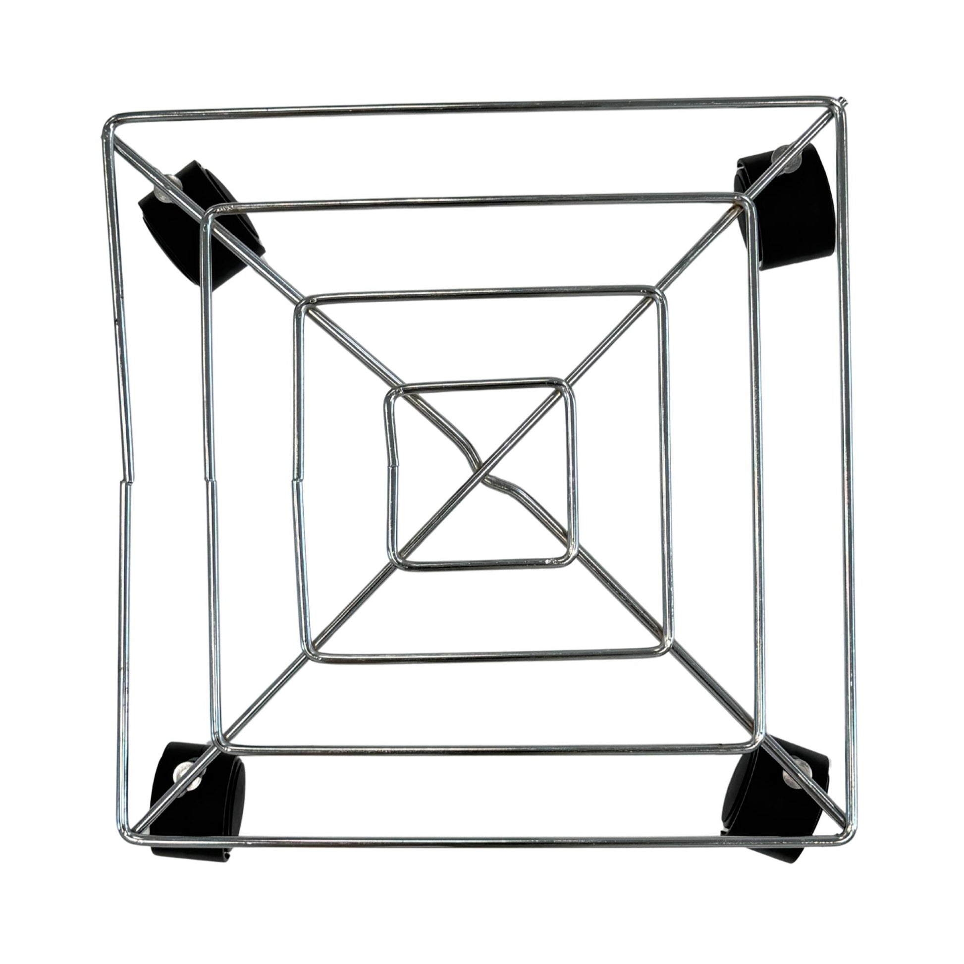 Soporte Con Ruedas Para Plantas 30cm Diámetro – Acero Resistente_1